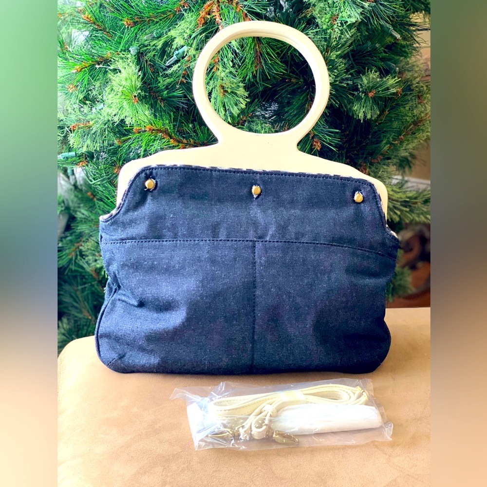 NWOT 🎁Deesigns by Dee Ocleppo Hilfiger Handbag Reversible Denim Bag …
